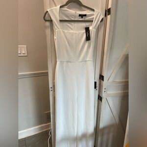 Elegant Lulu’s White Sleeveless Jumpsuit- Brand New with tags!